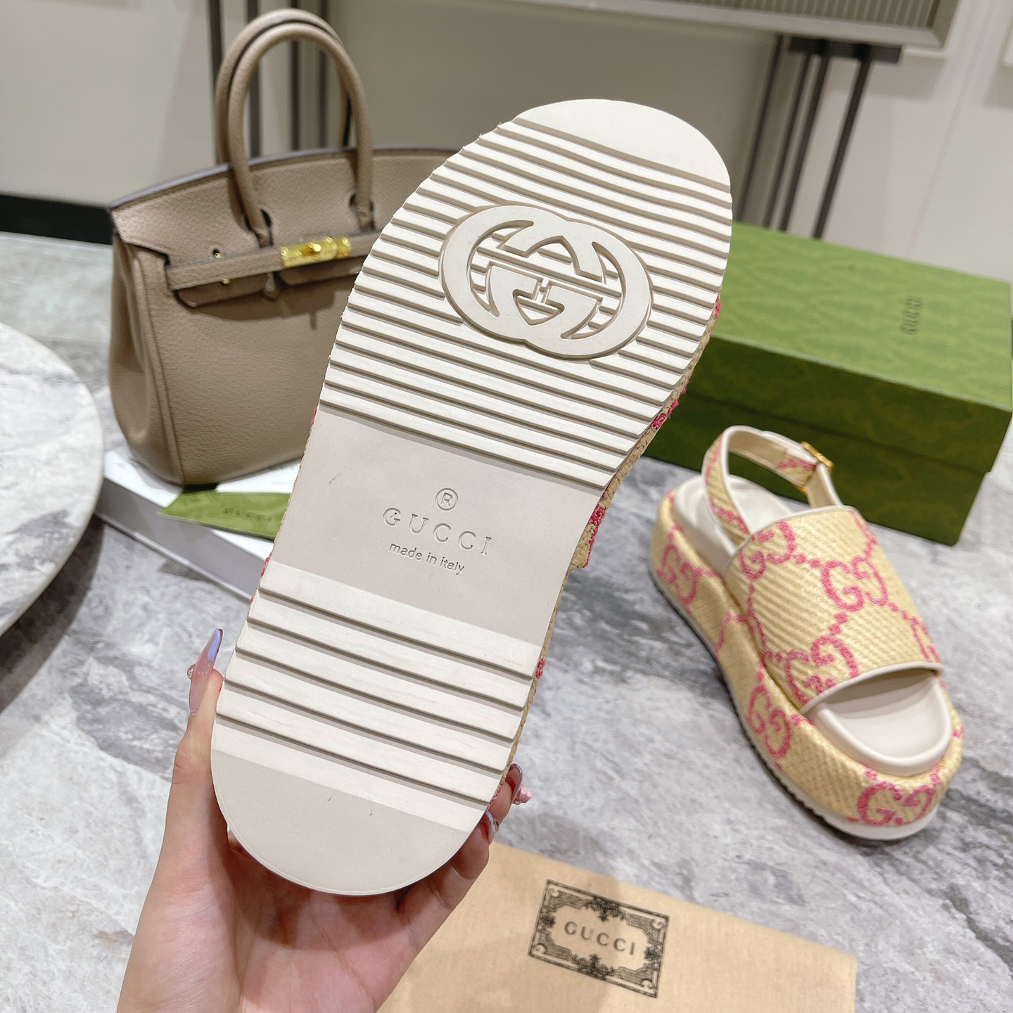 Gucci GG Platform Sandal - PerfectKickZ