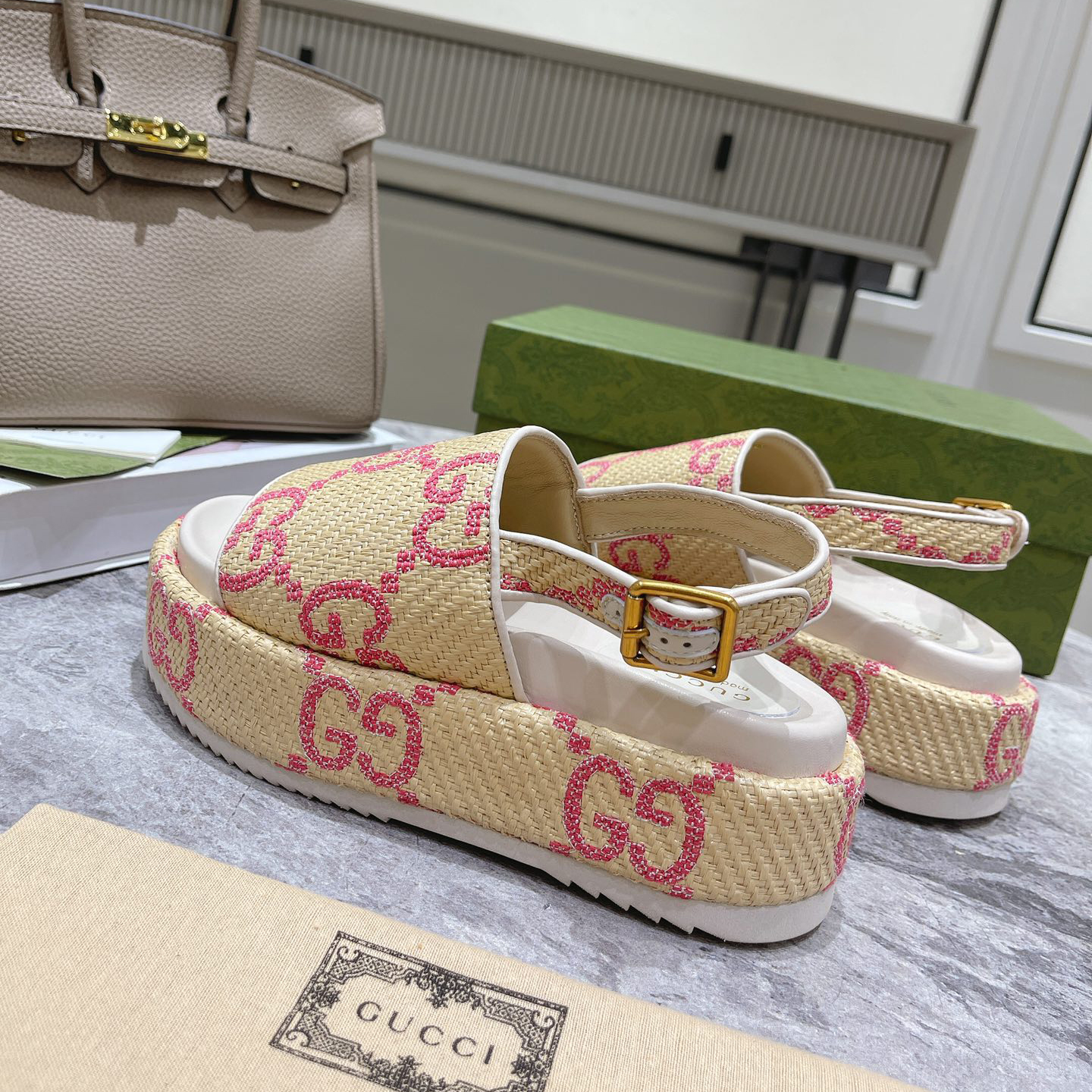 Gucci GG Platform Sandal - PerfectKickZ