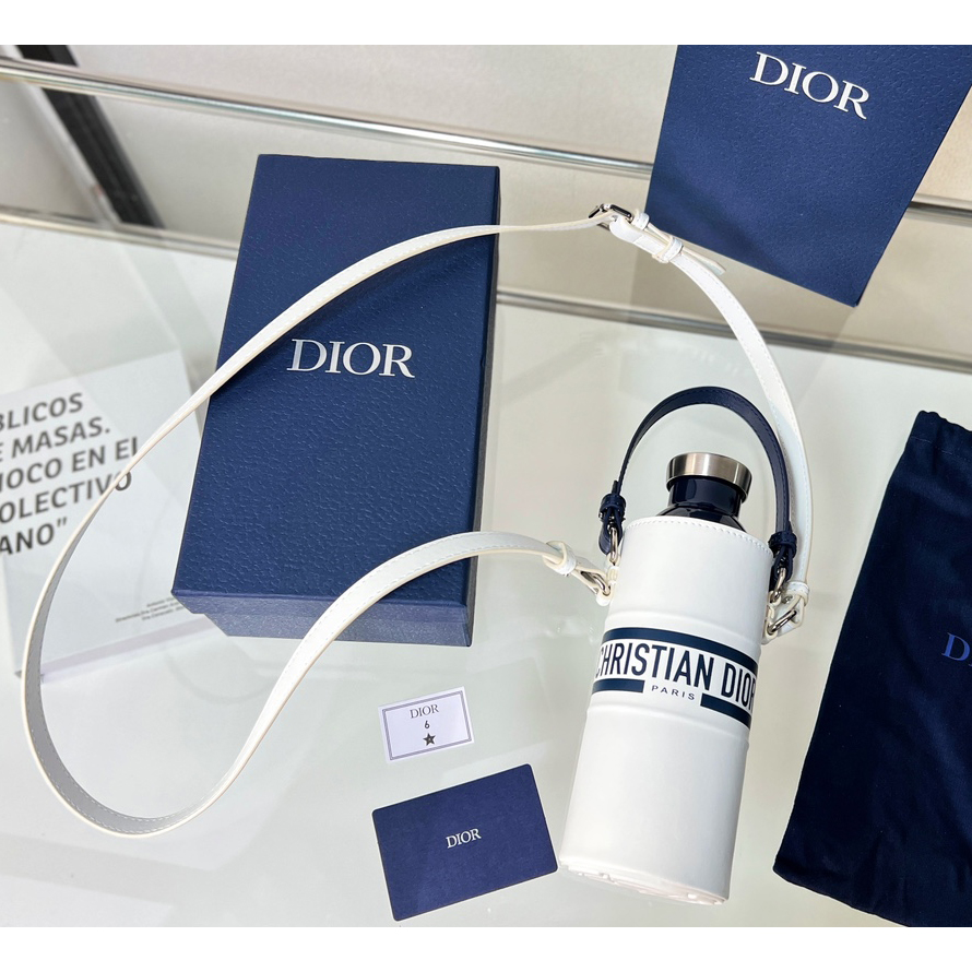 Dior Vibe Bottle Holder White Calfskin - PerfectKickZ