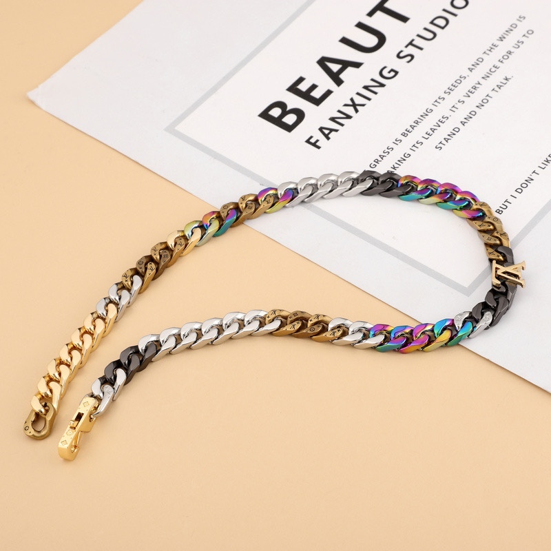 Louis Vuitton LV Chain Links Necklace M69462  50cm    - PerfectKickZ
