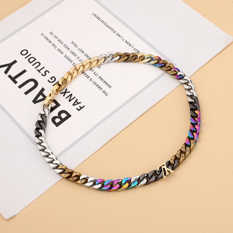 Louis Vuitton LV Chain Links Necklace M69462  50cm    - PerfectKickZ
