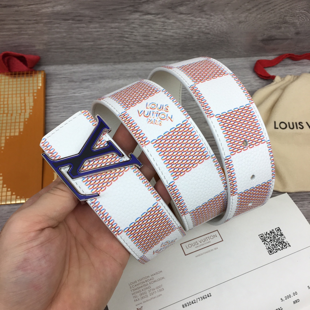 Louis Vuitton LV Optic 40MM Reversible Belt   M0556S - PerfectKickZ