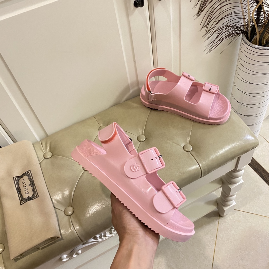 Gucci Women's Sandal With Mini Double G - PerfectKickZ