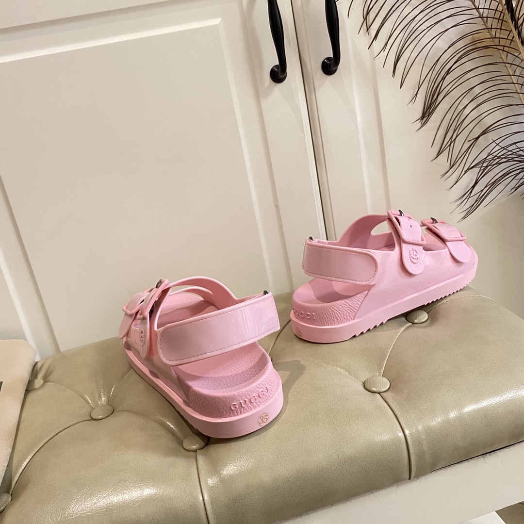 Gucci Women's Sandal With Mini Double G - PerfectKickZ