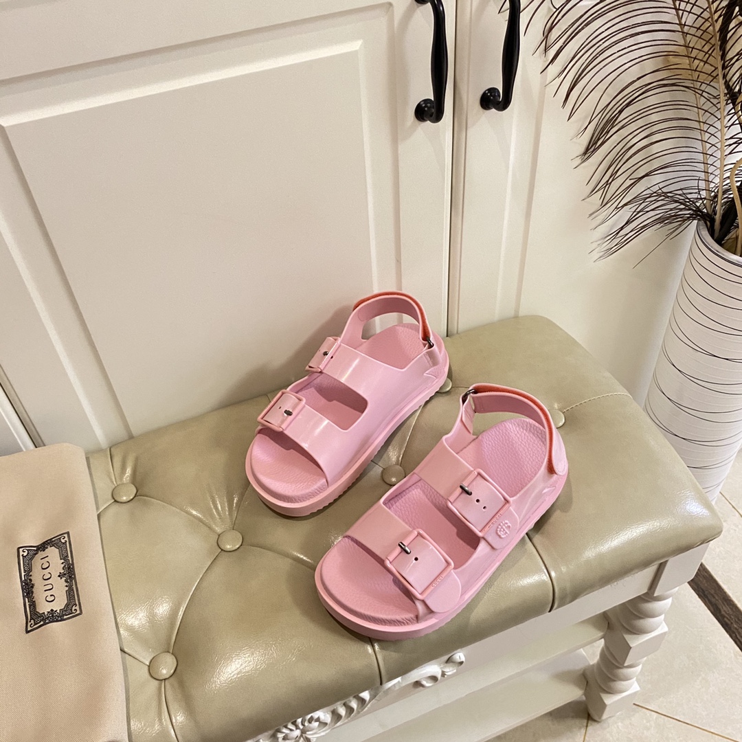 Gucci Women's Sandal With Mini Double G - PerfectKickZ