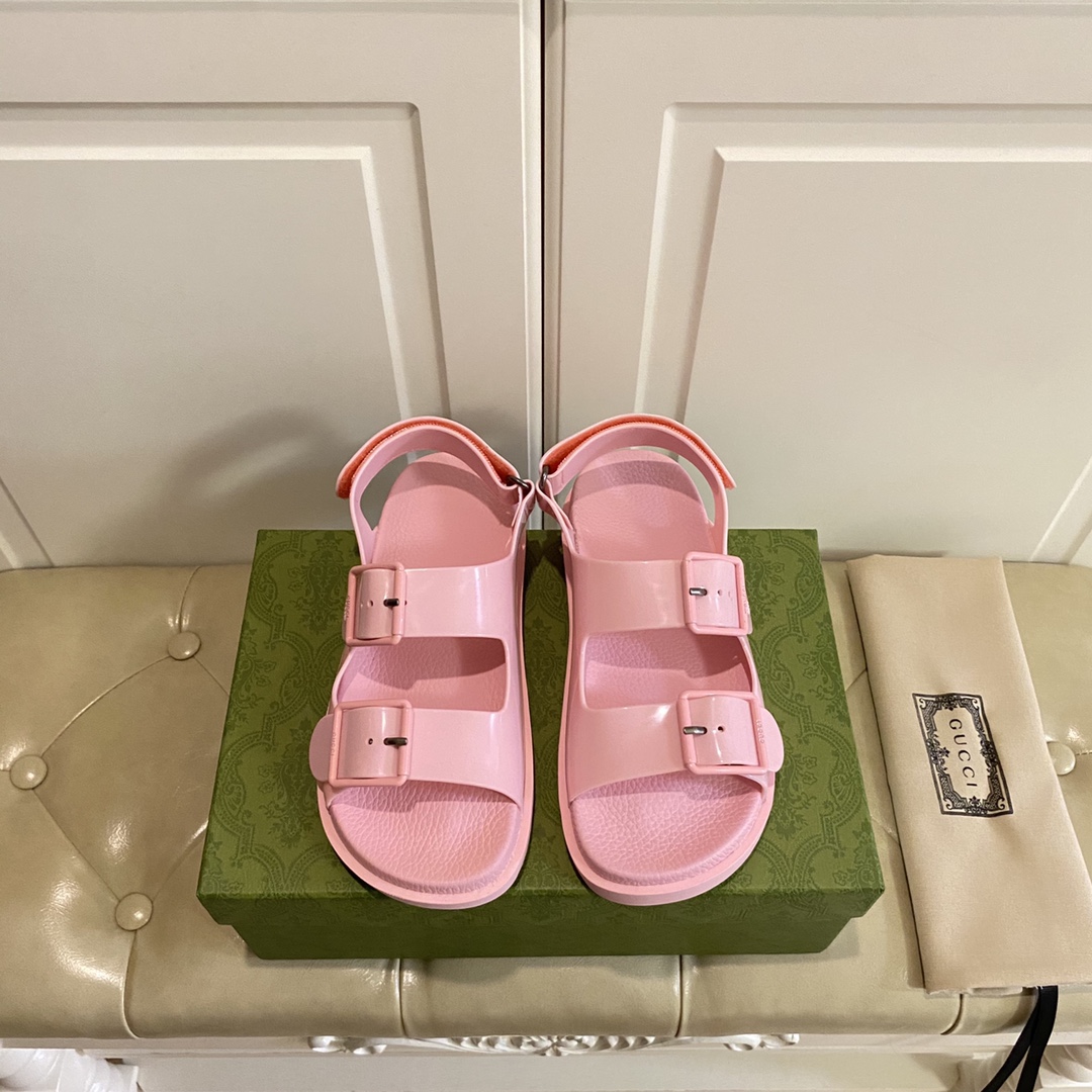 Gucci Women's Sandal With Mini Double G - PerfectKickZ
