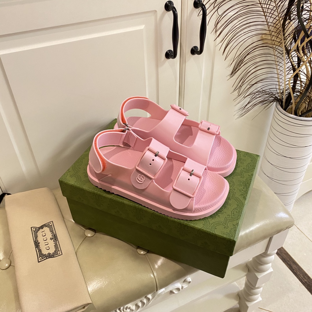 Gucci Women's Sandal With Mini Double G - PerfectKickZ