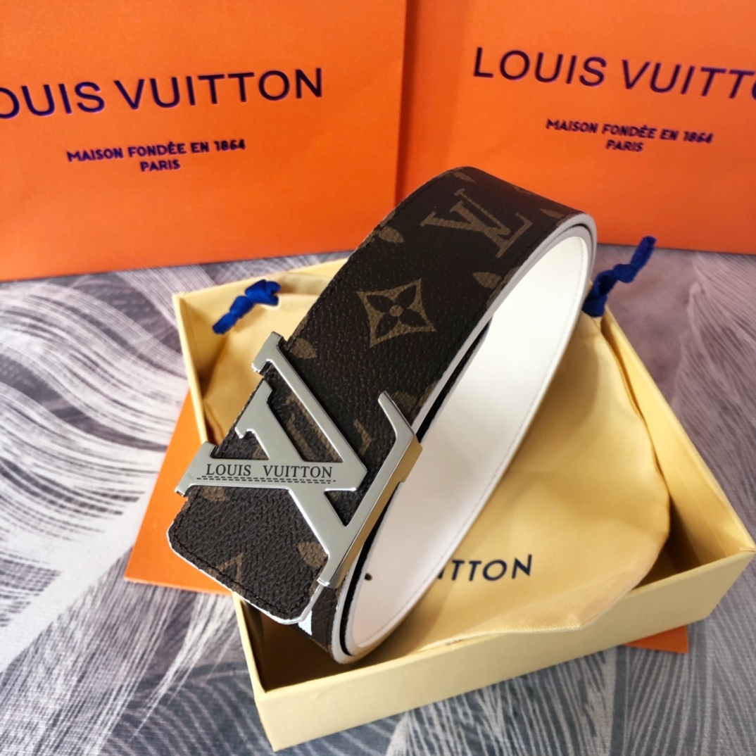 Louis Vuitton LV Pyramide Cities Exclusive 40MM Reversible Belt—Beijing - 