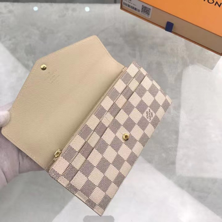 Louis Vuitton Sarah Wallet(19-10.5-2.5cm)     N63208 - PerfectKickZ