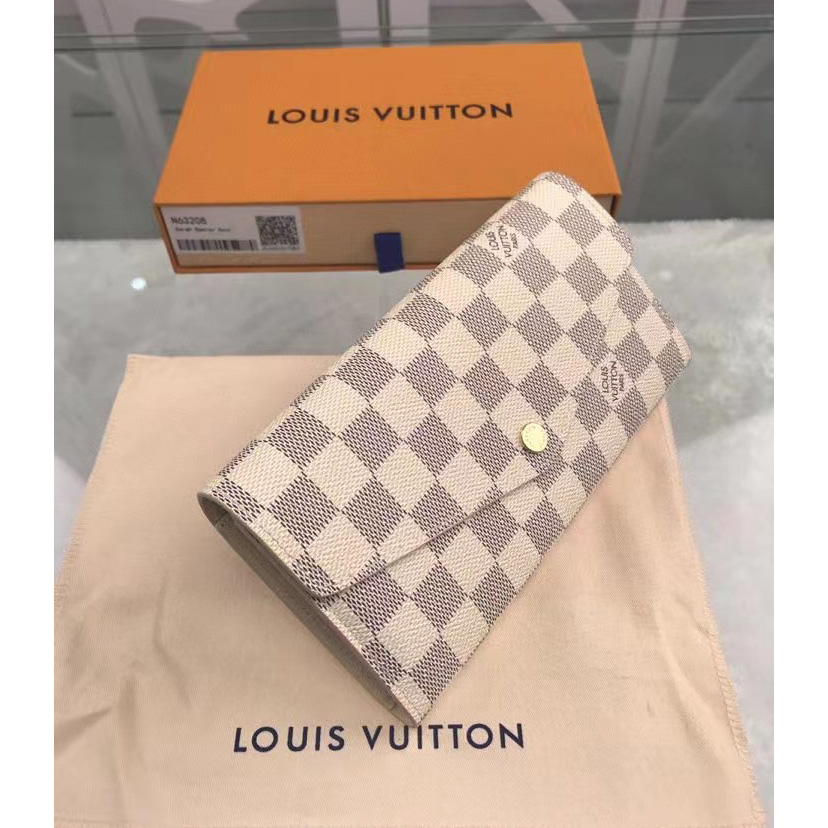 Louis Vuitton Sarah Wallet(19-10.5-2.5cm)     N63208 - PerfectKickZ