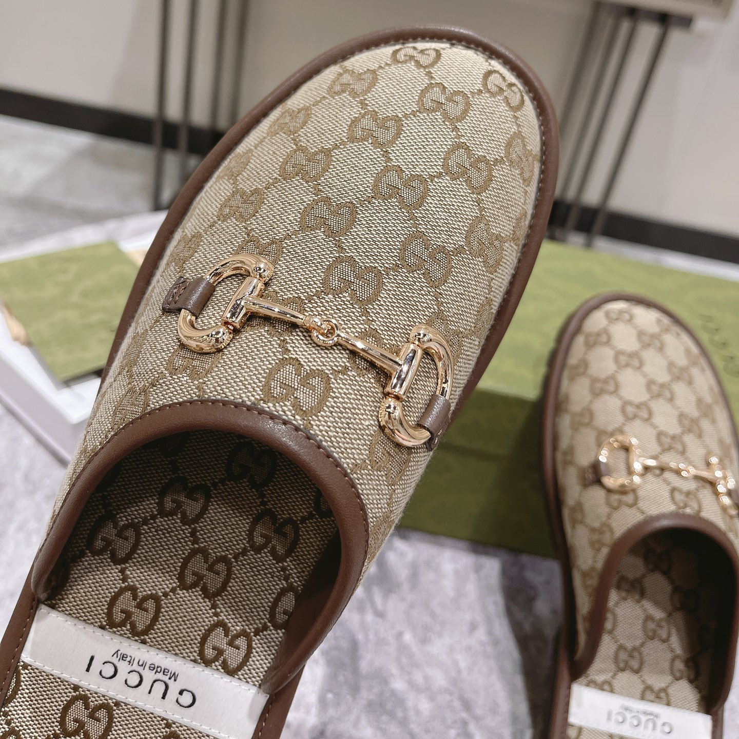 Gucci Men's Slipper With Horsebit - 