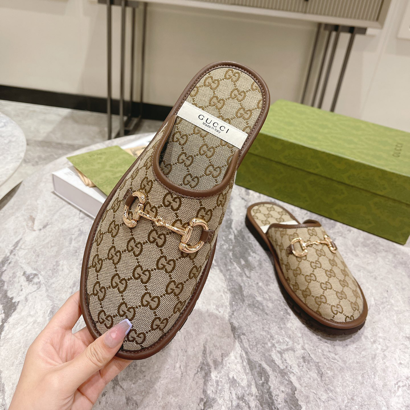 Gucci Men's Slipper With Horsebit - 