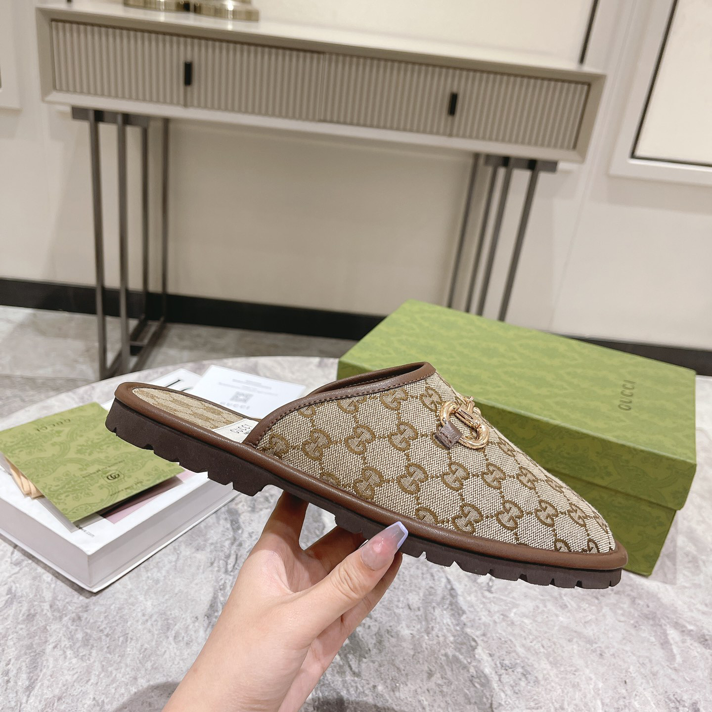 Gucci Men's Slipper With Horsebit - 