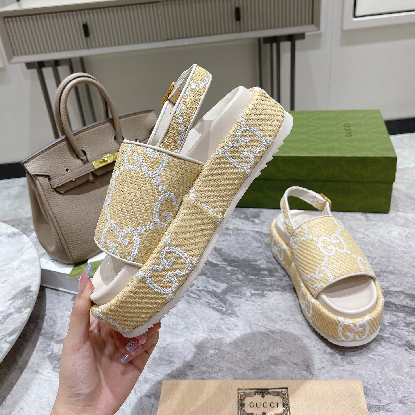 Gucci GG Platform Sandal - 