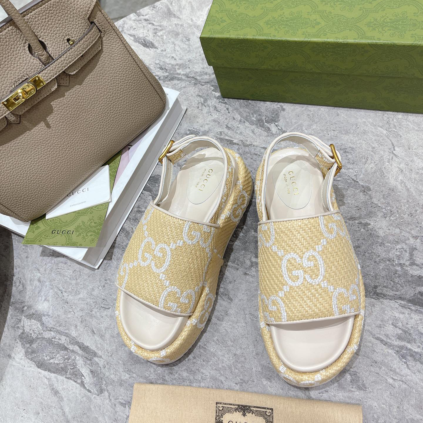 Gucci GG Platform Sandal - 