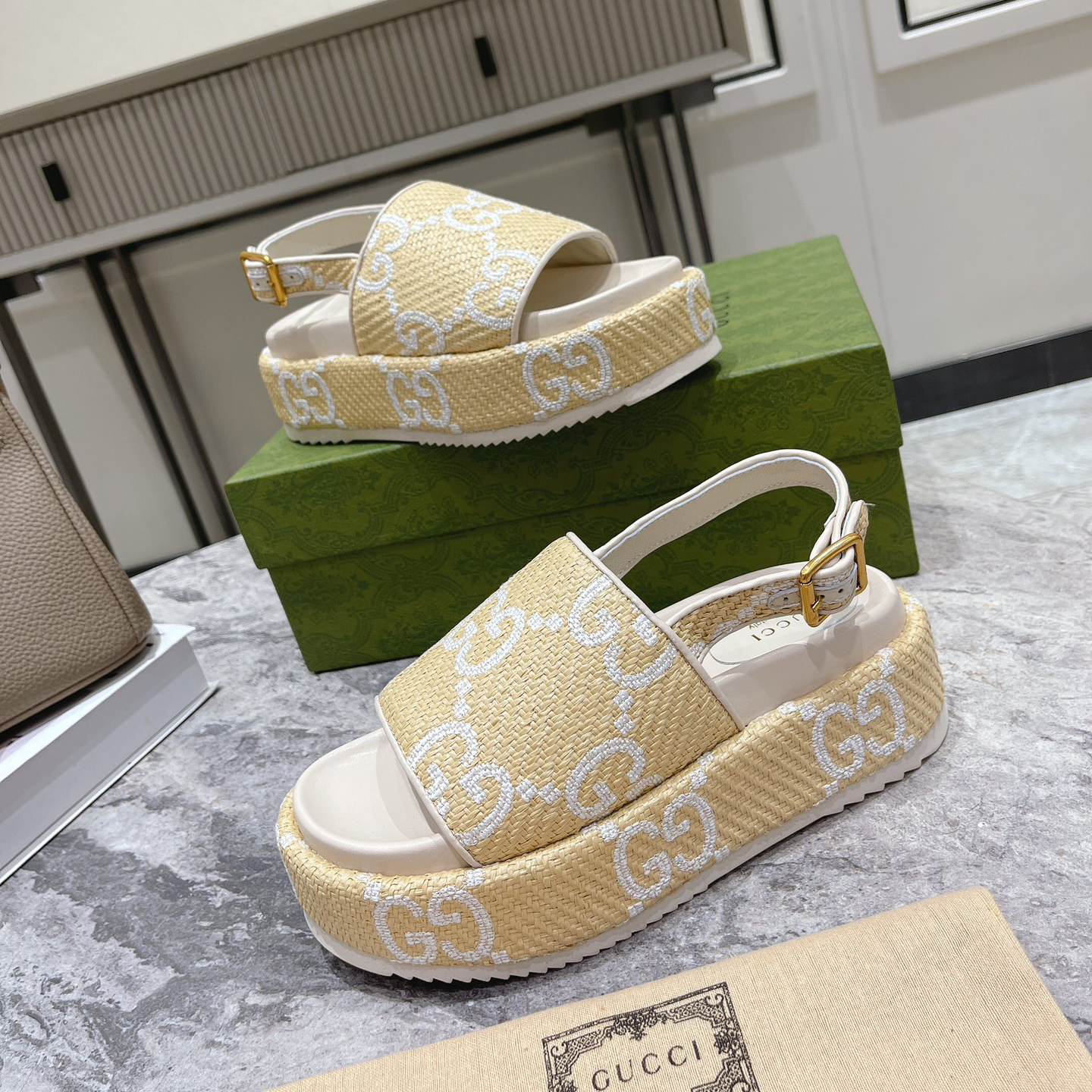 Gucci GG Platform Sandal - 