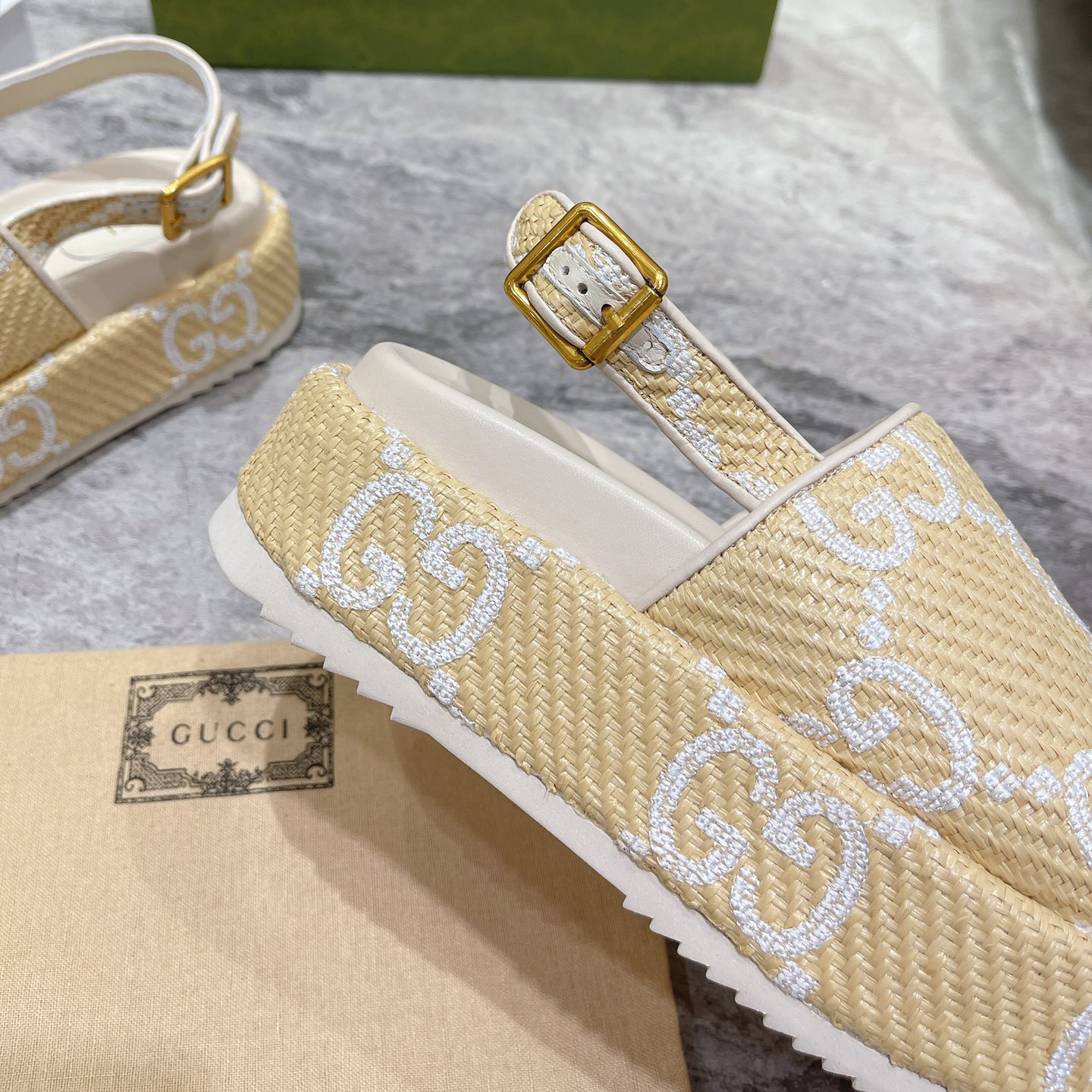 Gucci GG Platform Sandal - 