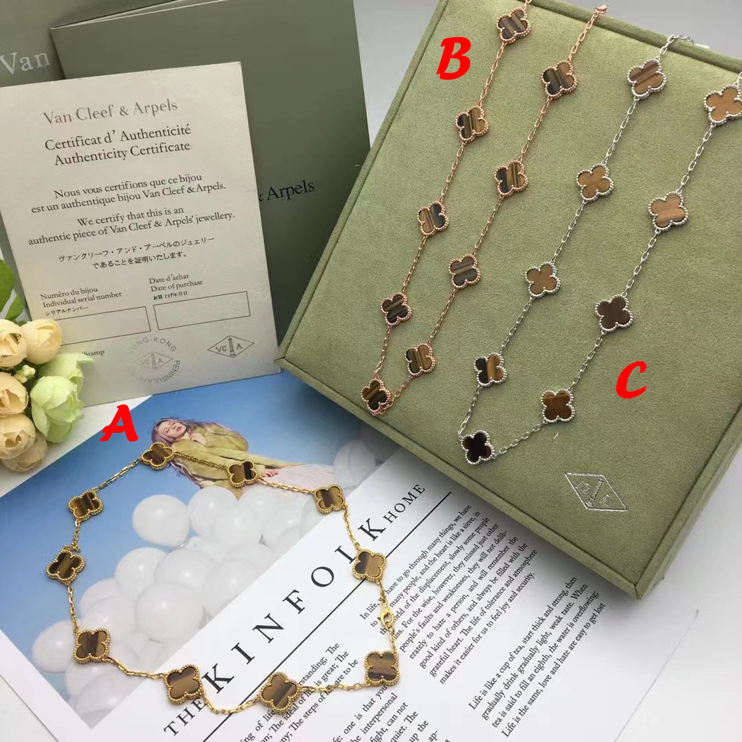 Van Cleef & Arpels Vintage Alhambra Necklace 10 Motifs - PerfectKickZ