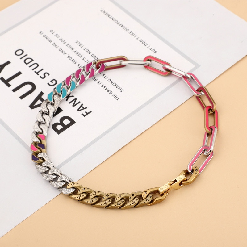 Louis Vuitton LV Mixed Necklace 50cm    - PerfectKickZ