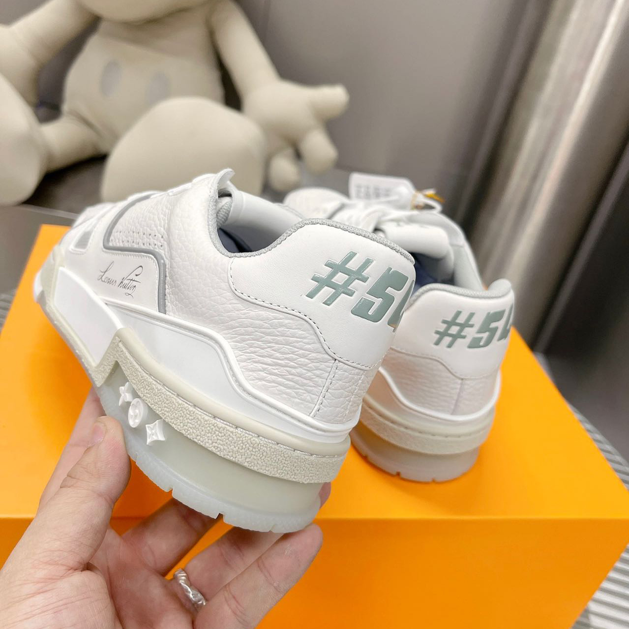 Louis Vuitton LV  Trainer Sneaker（Upon UK Size）    1A8WB3 - PerfectKickZ