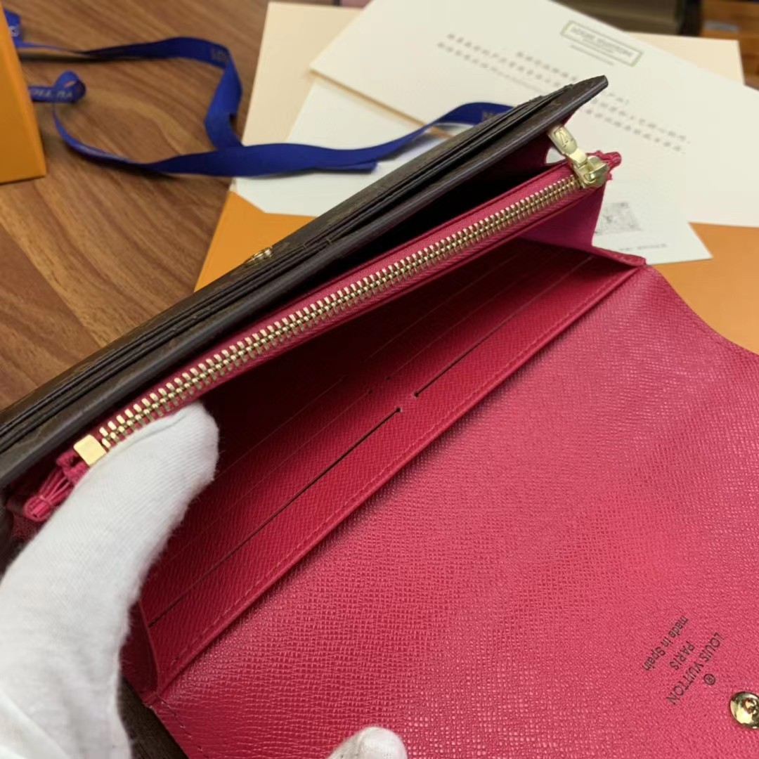 Louis Vuitton Sarah Wallet(19-10.5-2.5cm)     M62234 - PerfectKickZ
