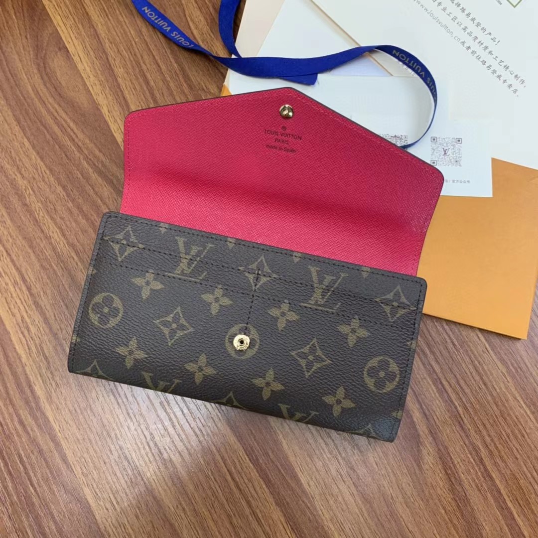 Louis Vuitton Sarah Wallet(19-10.5-2.5cm)     M62234 - PerfectKickZ