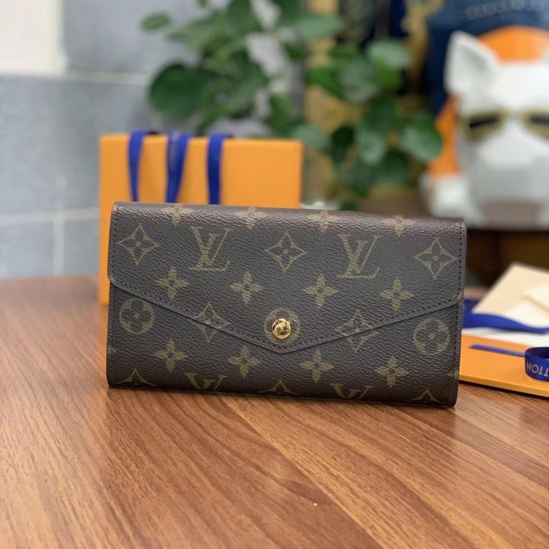 Louis Vuitton Sarah Wallet(19-10.5-2.5cm)     M62234 - PerfectKickZ