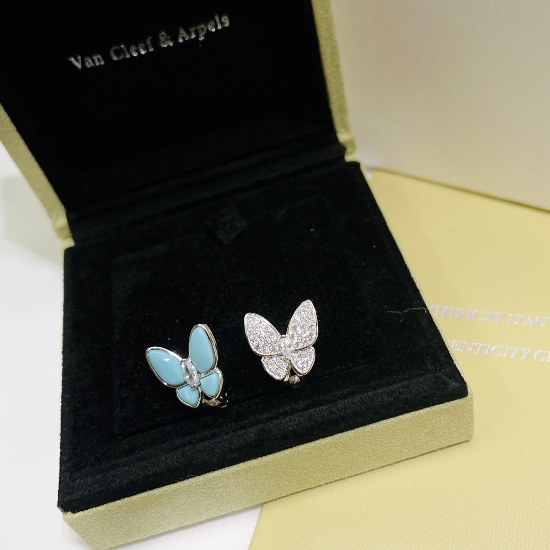 Van Cleef & Arpels Two Butterfly Earrings - PerfectKickZ