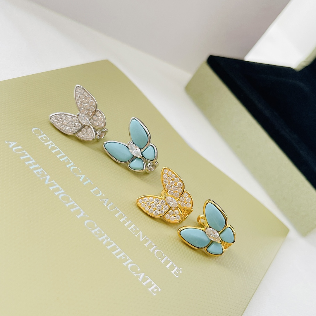 Van Cleef & Arpels Two Butterfly Earrings - PerfectKickZ