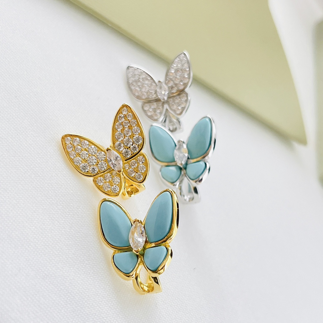 Van Cleef & Arpels Two Butterfly Earrings - PerfectKickZ