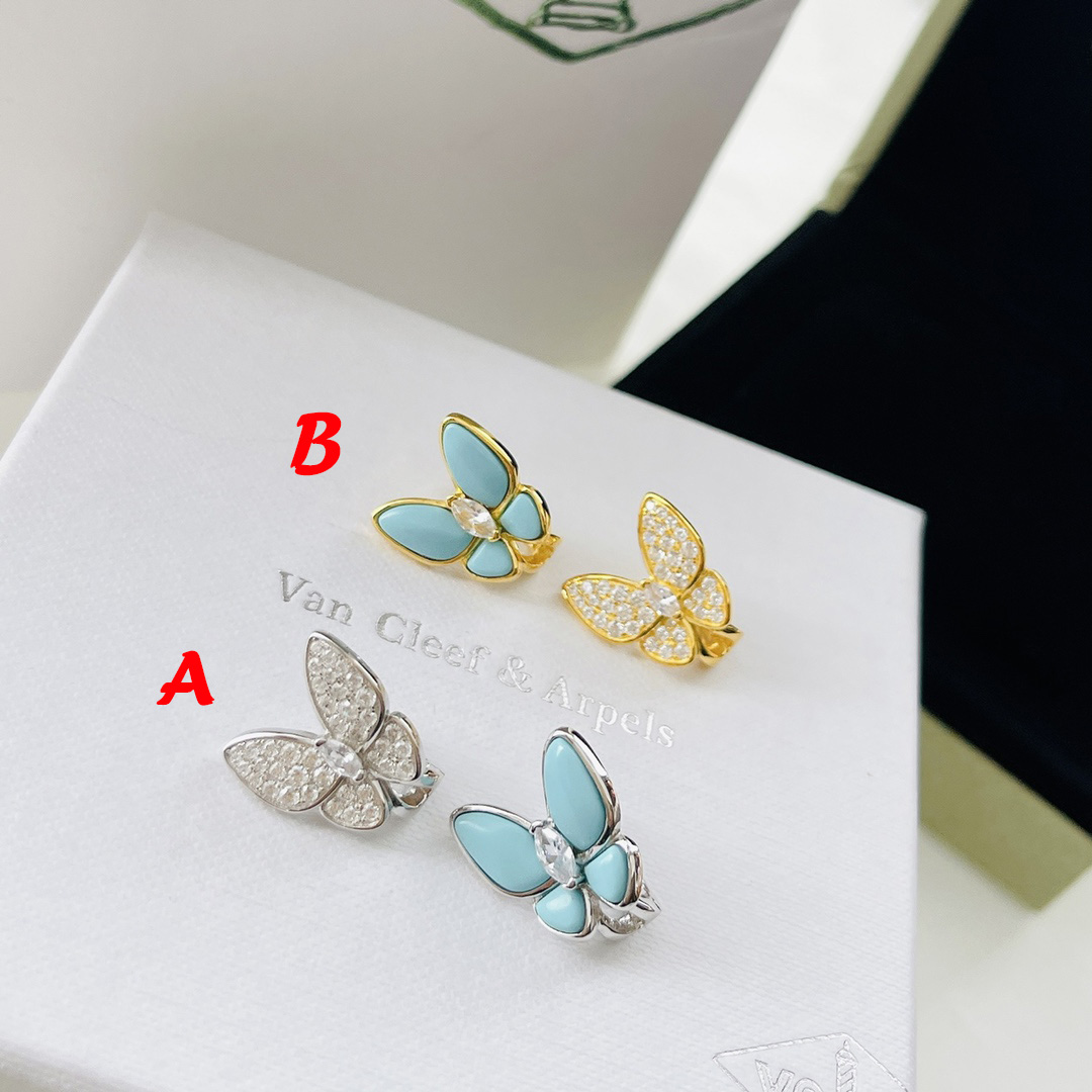 Van Cleef & Arpels Two Butterfly Earrings - PerfectKickZ