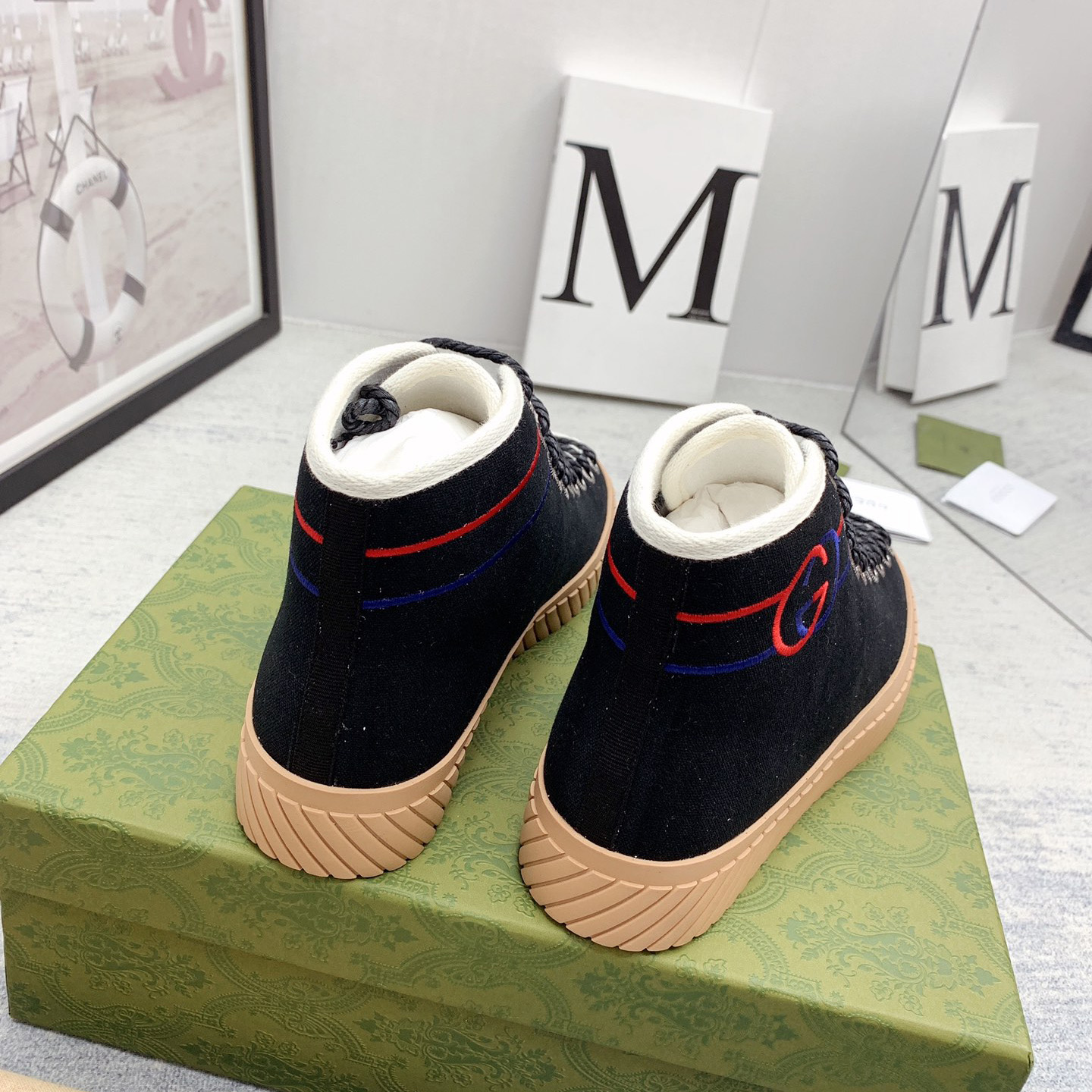 Gucci Interlocking G High-Top Sneaker - PerfectKickZ