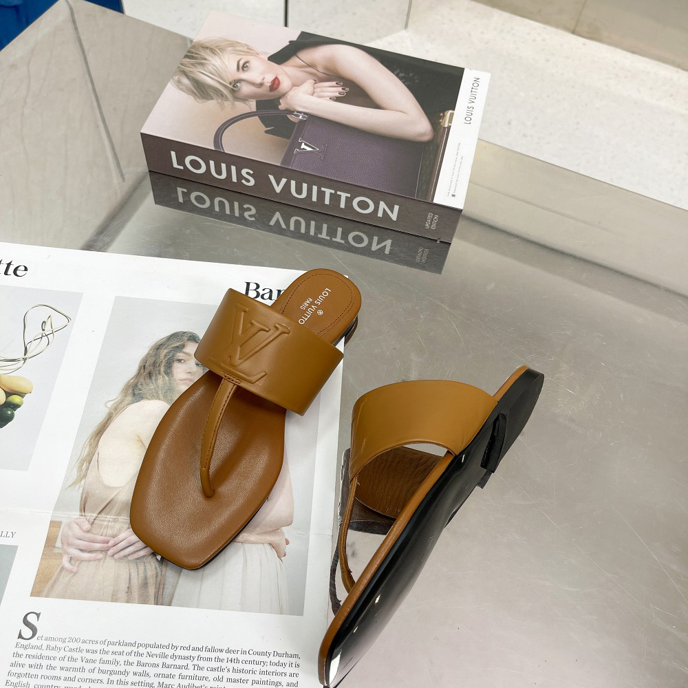 Louis Vuitton Drapy Flat Thong     - PerfectKickZ