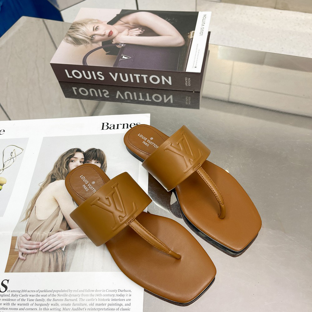 Louis Vuitton Drapy Flat Thong     - PerfectKickZ