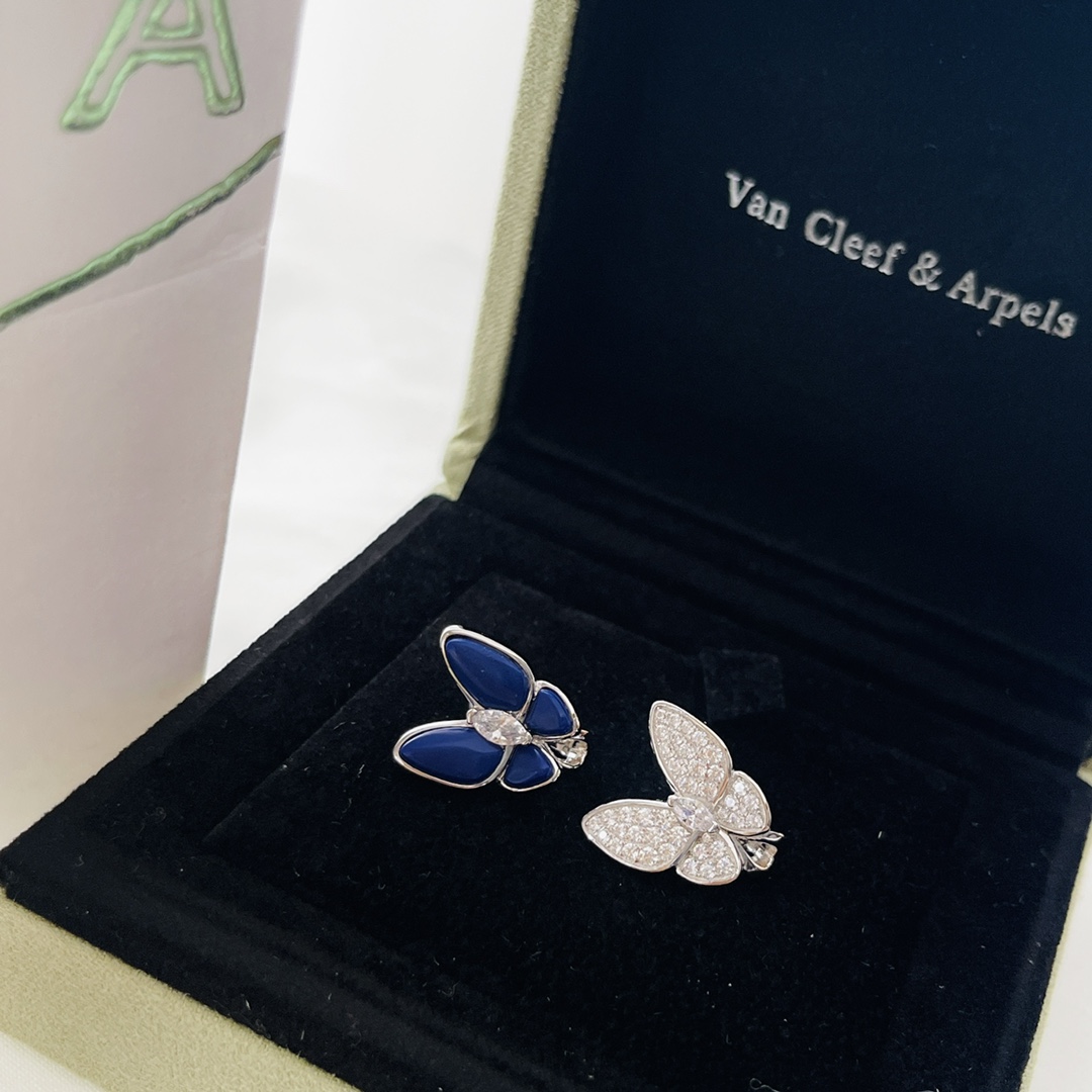 Van Cleef & Arpels Two Butterfly Earrings - PerfectKickZ