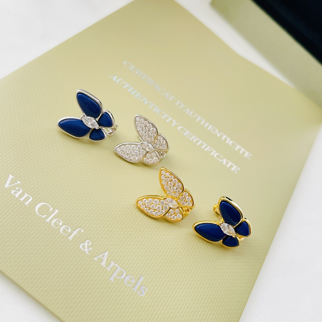 Van Cleef & Arpels Two Butterfly Earrings - PerfectKickZ