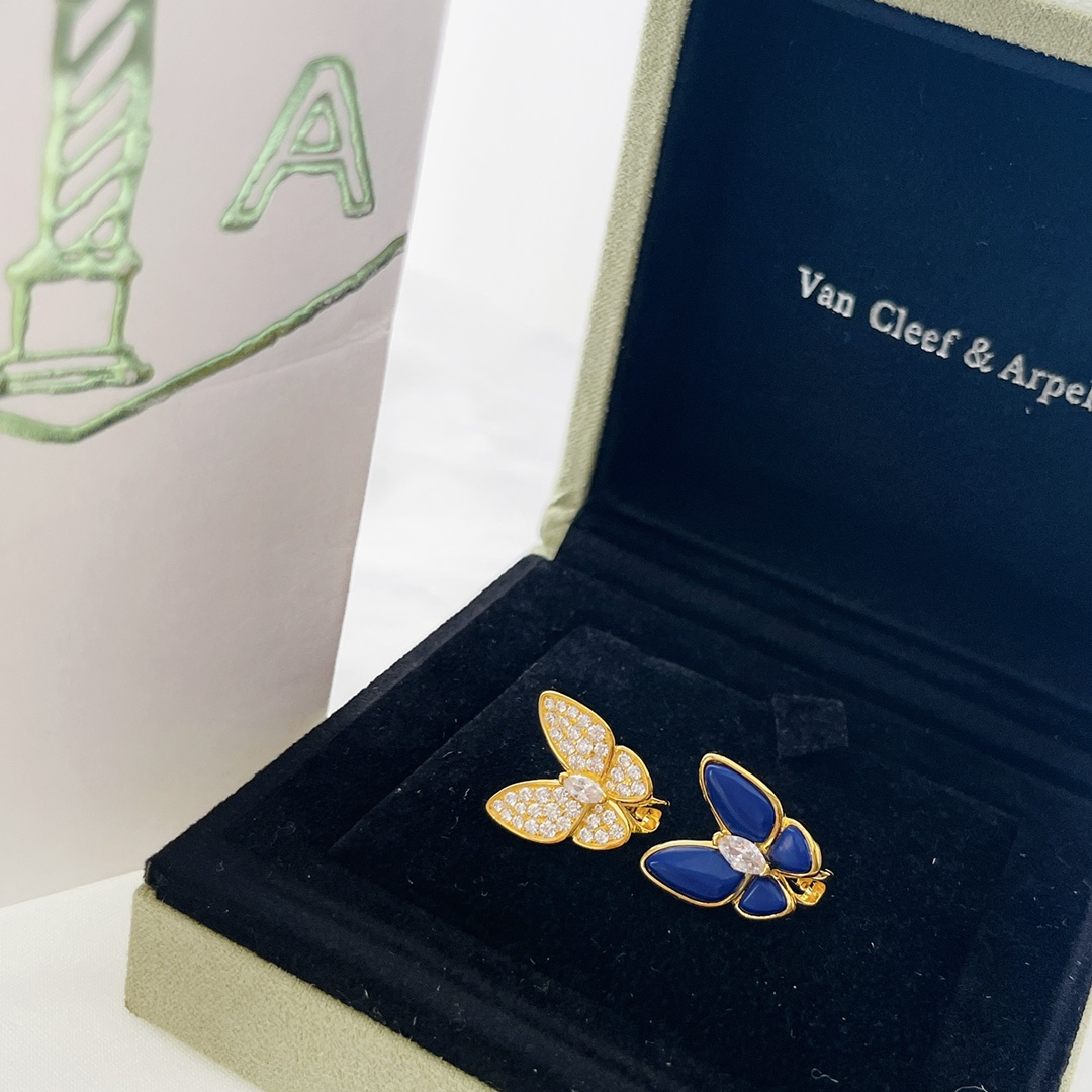 Van Cleef & Arpels Two Butterfly Earrings - PerfectKickZ
