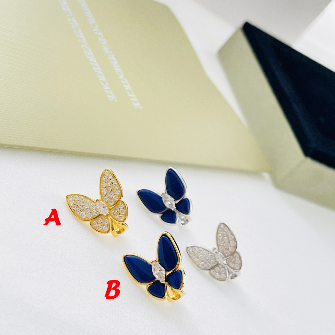 Van Cleef & Arpels Two Butterfly Earrings - PerfectKickZ