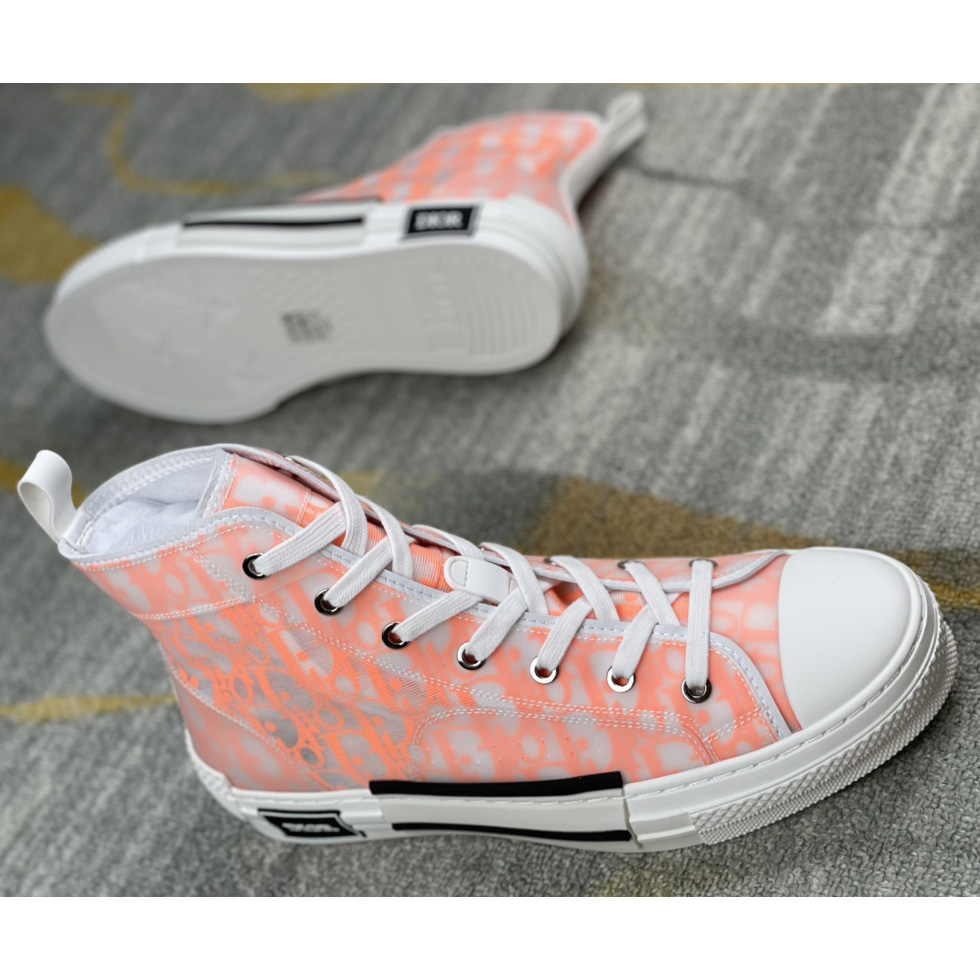 Dior B23 High'Dior Oblique-Orange' Sneakers - PerfectKickZ