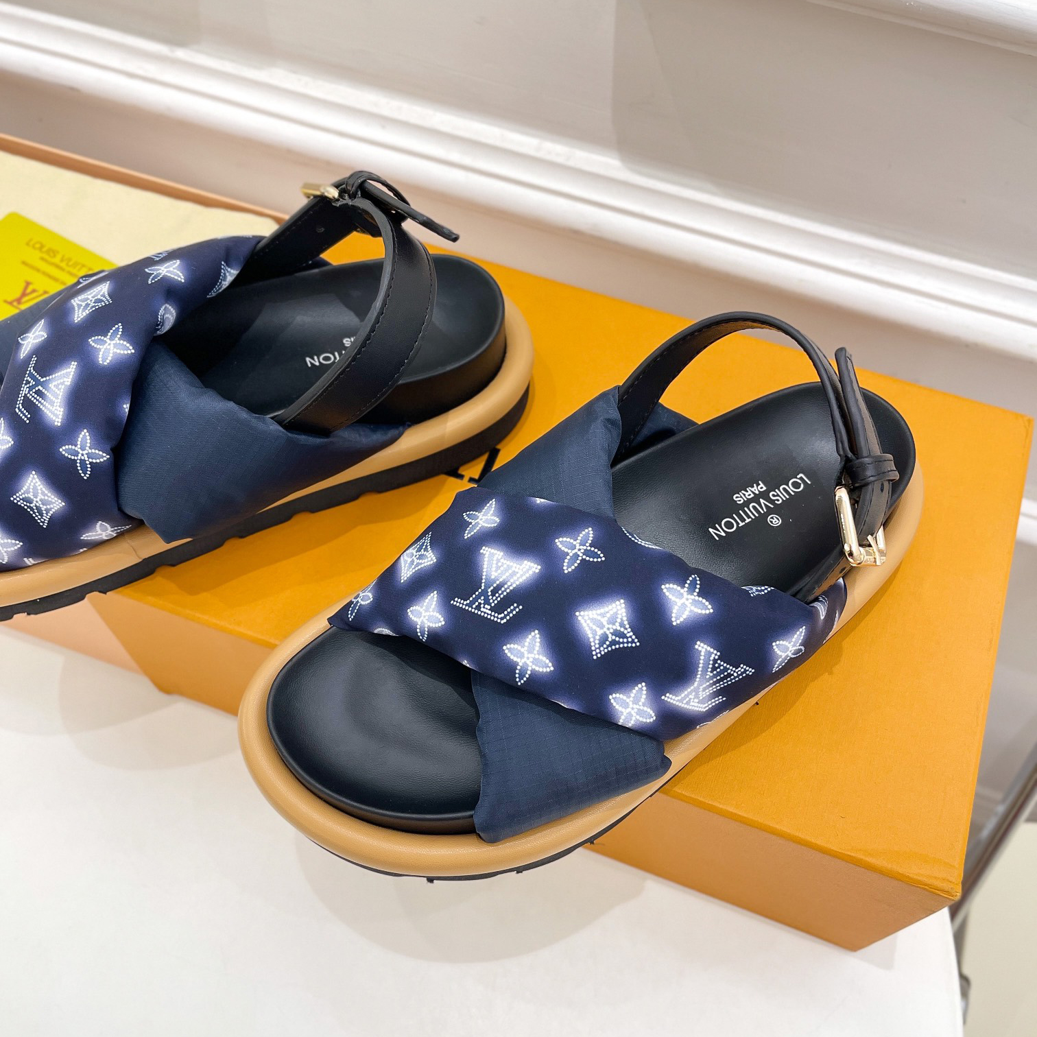 Louis Vuitton Pool Pillow Comfort Flat Bottom Sandal     1A9PP1 - PerfectKickZ