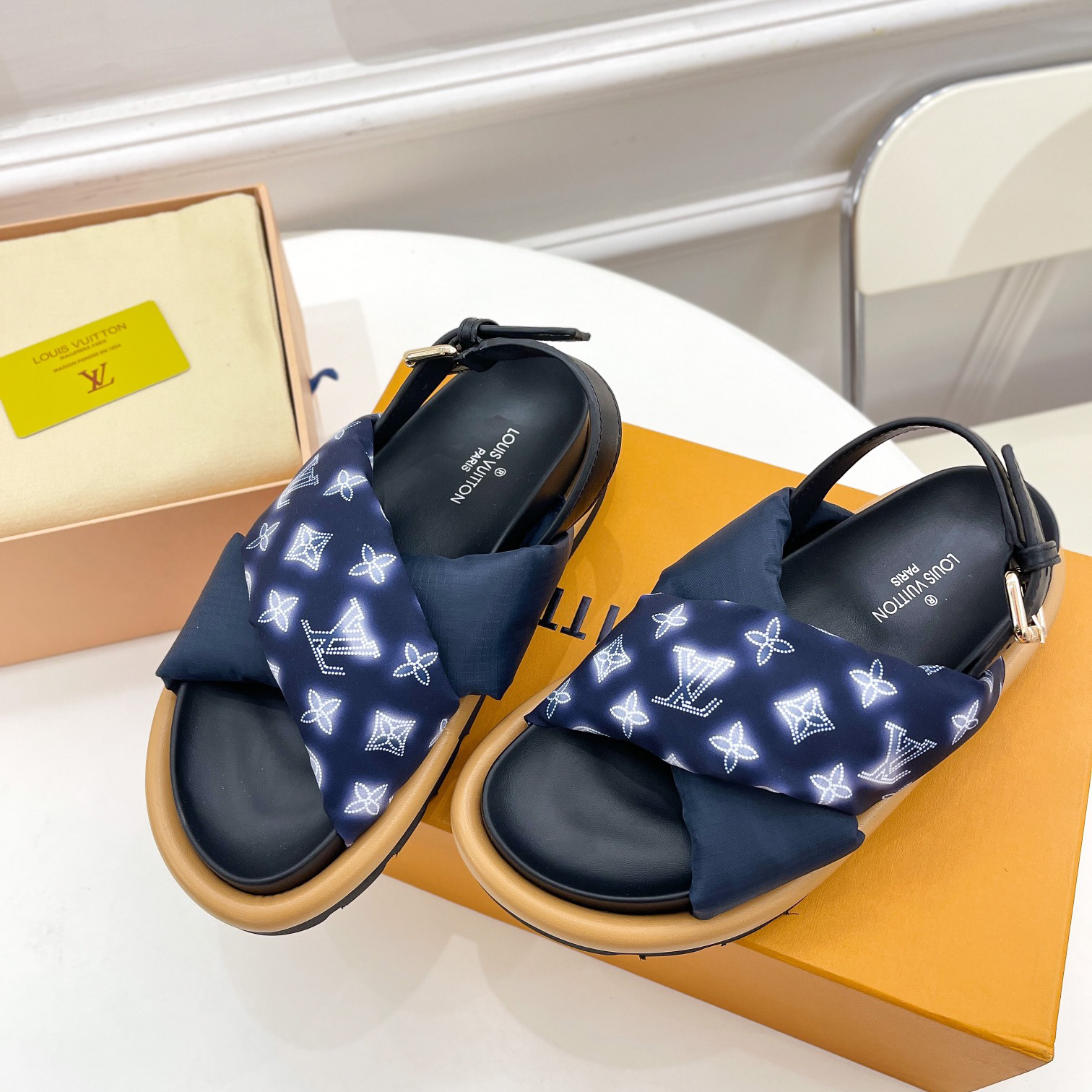 Louis Vuitton Pool Pillow Comfort Flat Bottom Sandal     1A9PP1 - PerfectKickZ