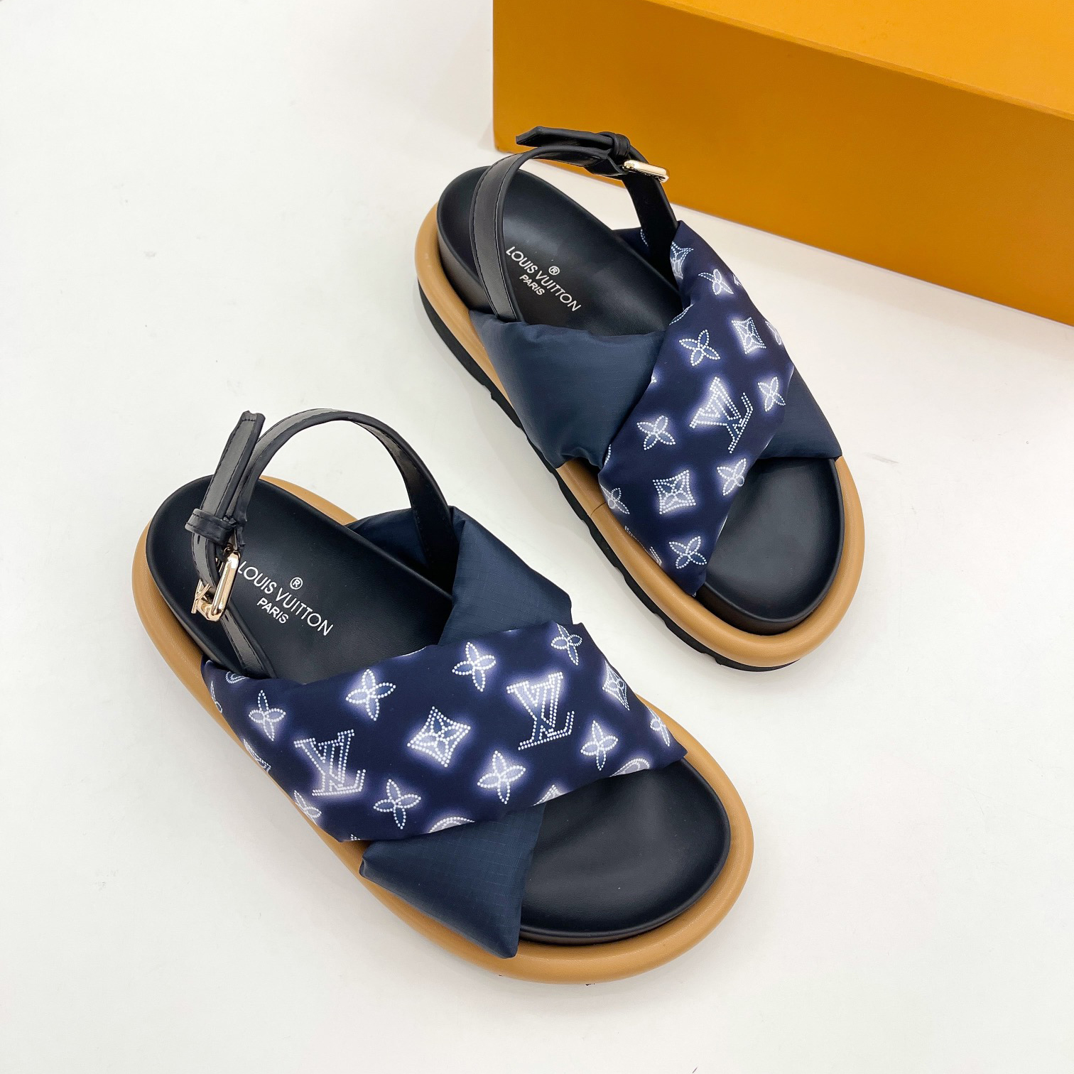 Louis Vuitton Pool Pillow Comfort Flat Bottom Sandal     1A9PP1 - PerfectKickZ