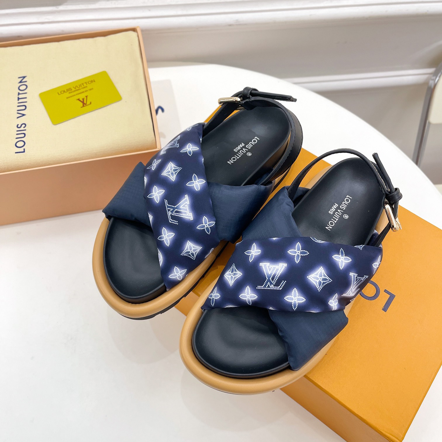 Louis Vuitton Pool Pillow Comfort Flat Bottom Sandal     1A9PP1 - PerfectKickZ