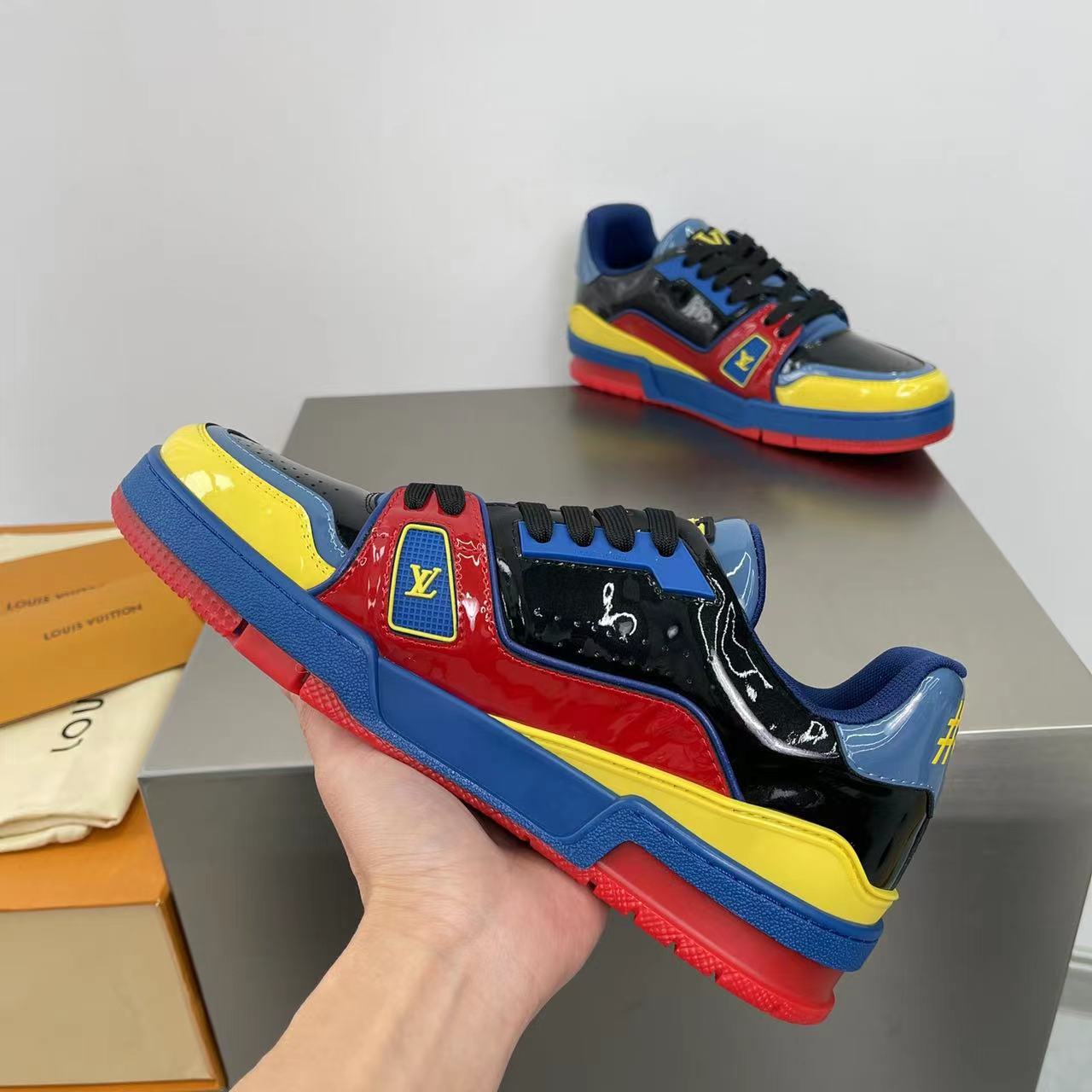 Louis Vuitton LV  Trainer Sneaker       1A9JU6 - PerfectKickZ
