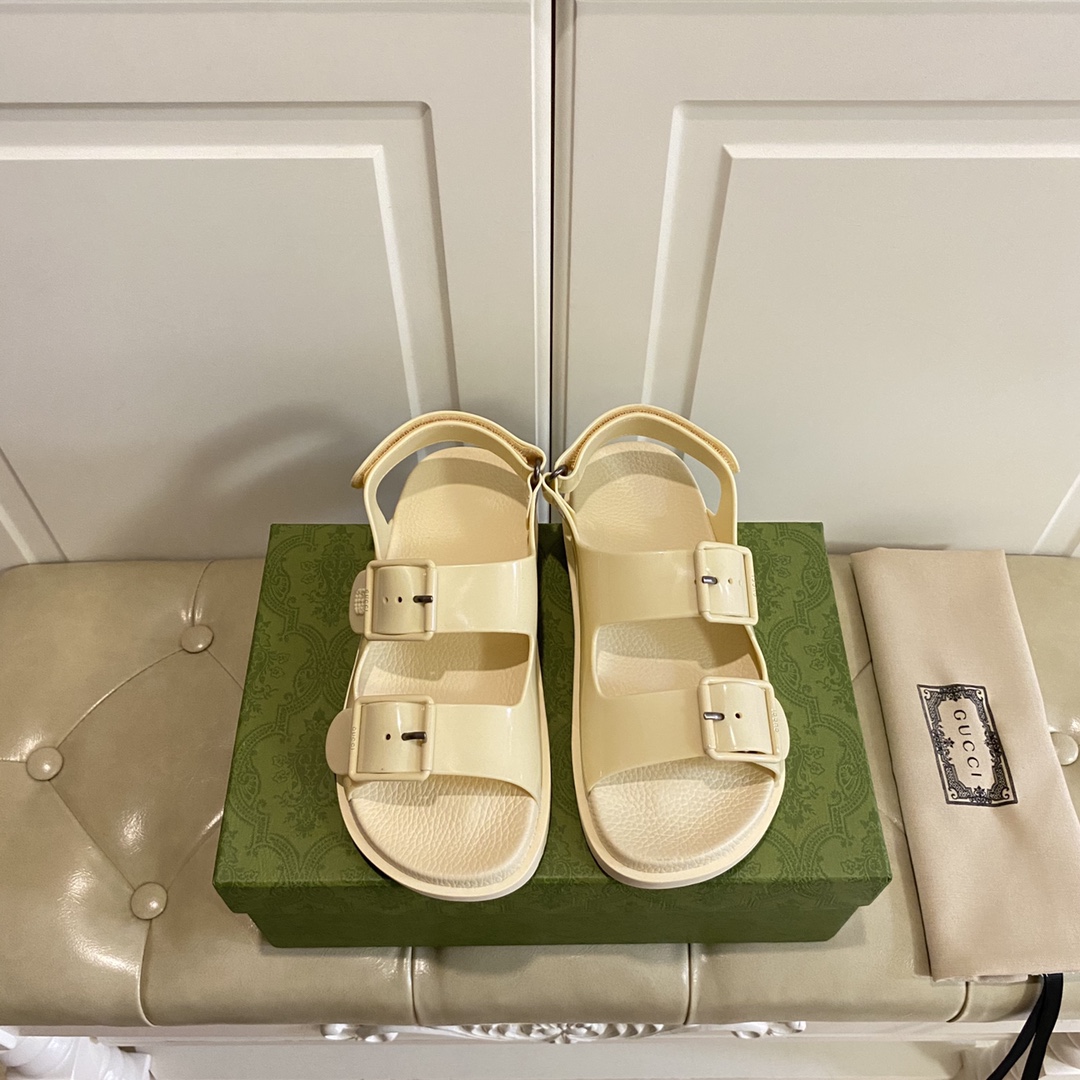 Gucci Women's Sandal With Mini Double G - PerfectKickZ