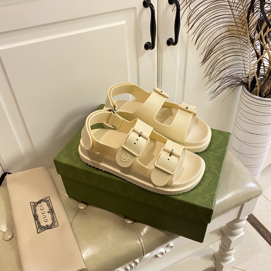 Gucci Women's Sandal With Mini Double G - PerfectKickZ