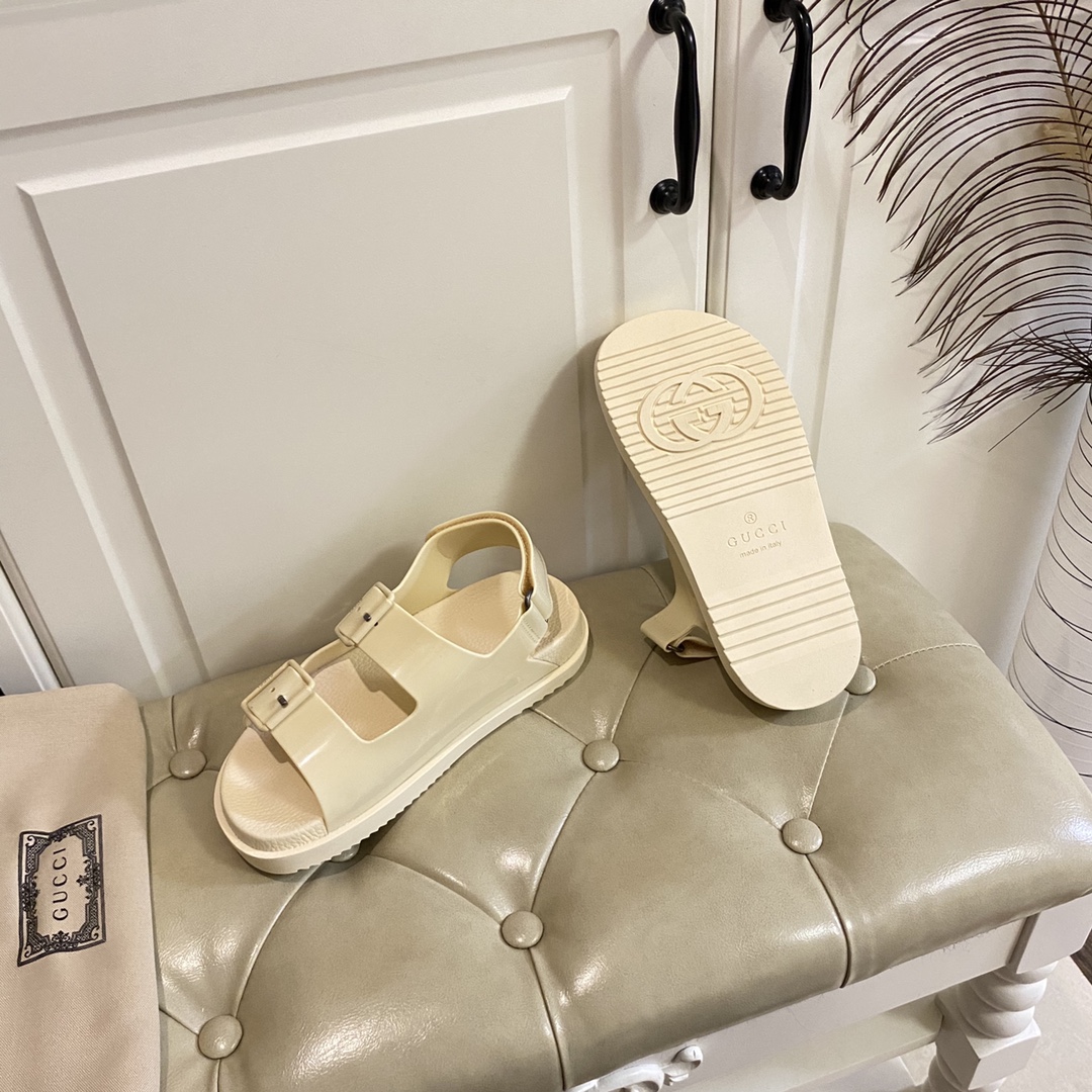 Gucci Women's Sandal With Mini Double G - PerfectKickZ