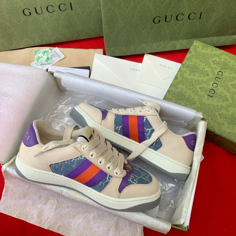 Gucci women's & Men's Screener Sneaker With We - PerfectKickZ