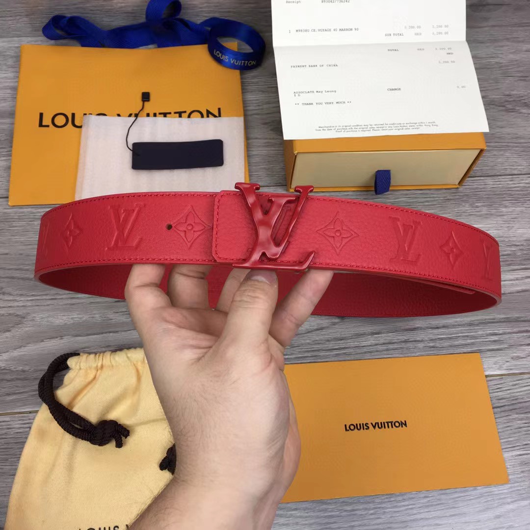 Louis Vuitton Shape 40MM Reversible Belt - PerfectKickZ
