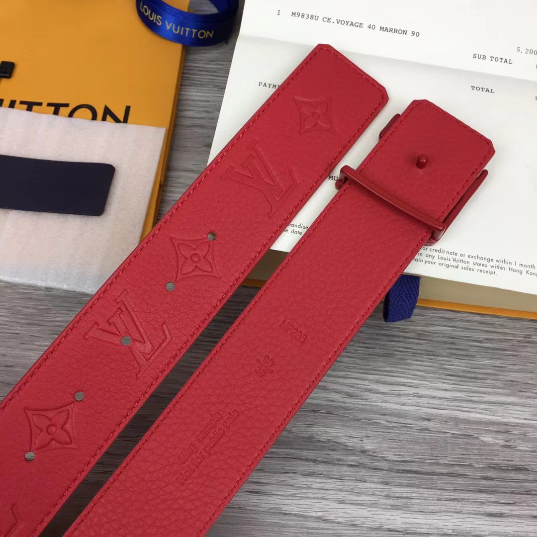Louis Vuitton Shape 40MM Reversible Belt - PerfectKickZ